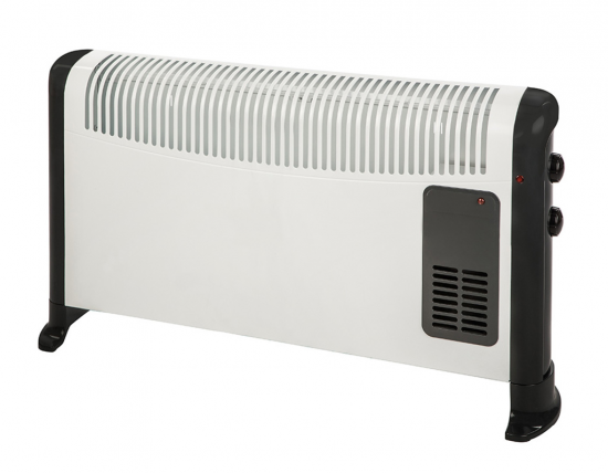 Convector Sp TLS-503 T, 2000W, turbo, 3 potencias, con termostato, ref. 5226832700, blanco y negro